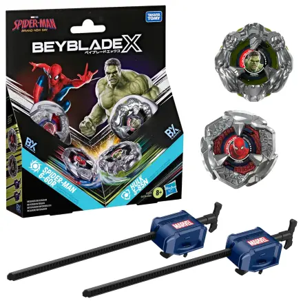 Beyblade X Spider-Man 6-60R & Hulk 3-85N produktová fotografia