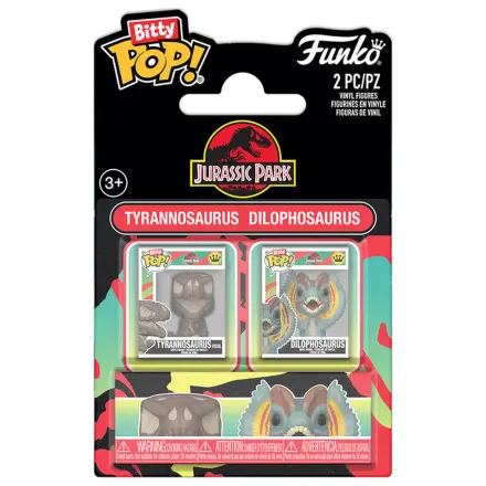Bitty Funko POP balenie 2 figúrky Jurassic Park Tyrannosaurus Fossil & Dilophosaurus produktová fotografia