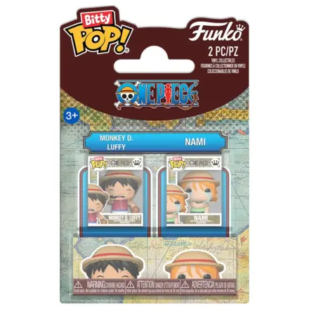 Bitty Funko POP balenie 2 figúrky One Piece Luffy & Nami produktová fotografia