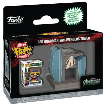 Bitty Funko POP figúrka Ride Marvel Studios Avengers Doomsday Red Guardian And Avengers Tower produktová fotografia