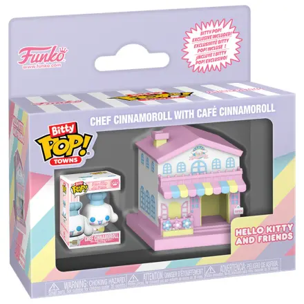 Bitty Funko POP figúrka Town Hello Kitty and Friends Chef Cinnamoroll With Cafe Cinnamoroll produktová fotografia