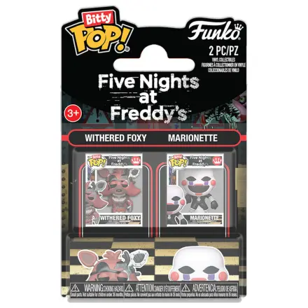 Bitty Funko POP balenie figúrok Five Nights at Freddys - Withered Foxy & Marionette produktová fotografia