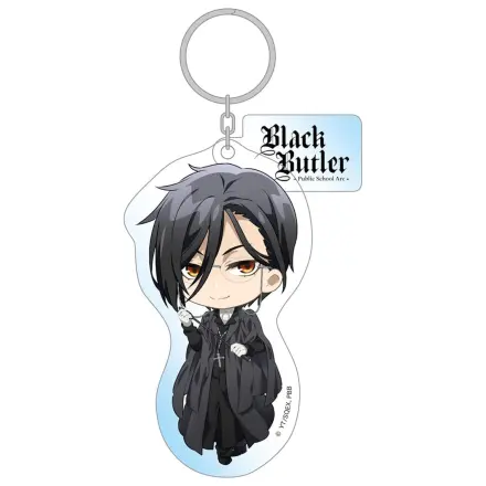 Black Butler: Public School Arc Akrylová kľúčenka Sebastian 8 cm produktová fotografia