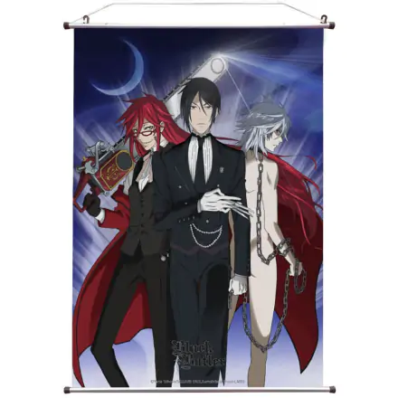 Black Butler Wallscroll Sebastian, Grell & Pluto 60 x 90 cm produktová fotografia