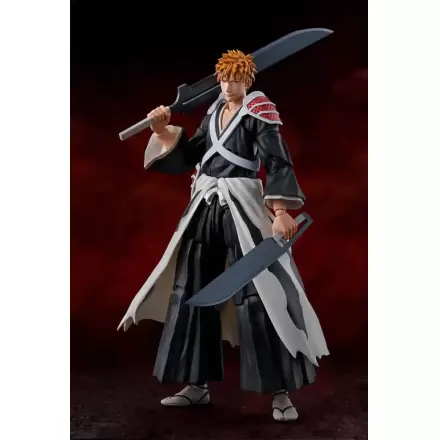 Bleach: Thousand-Year Blood War S.H. Figuarts akčná figúrka Ichigo Kurosaki Dual Zangetsu 16 cm termékfotója