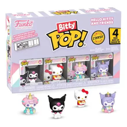 Bitty Funko POP Hello Kitty and Friends vinylová figúrka 4-balenie Kuromi produktová fotografia