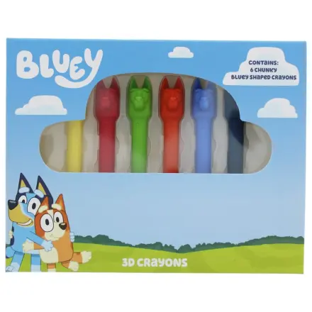 Bluey voskové pastelky 6 kusov produktová fotografia