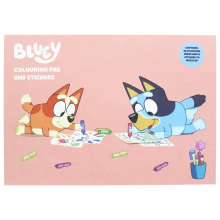 Bluey Maľovanka A4 a Súprava nálepiek produktová fotografia