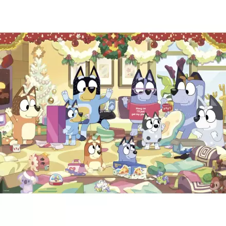 Bluey Christmas obrie puzzle 24 ks produktová fotografia