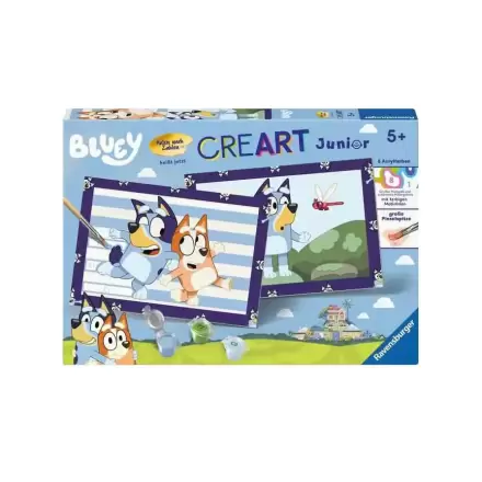 Bluey CreArt Junior Maľovanie podľa čísel Painting Set Bluey & Bingo 22 x 32 cm *German Edition* produktová fotografia