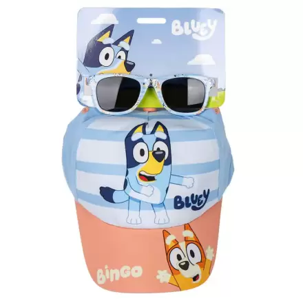 Bluey Set detská šiltovka a slnečné okuliare set produktová fotografia