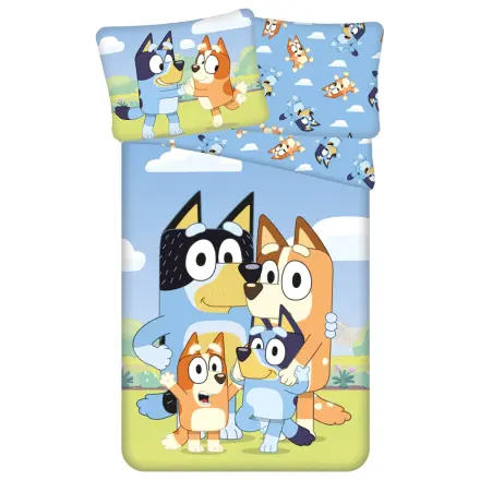 Bluey Šťastná rodina Obliečka na perinu produktová fotografia