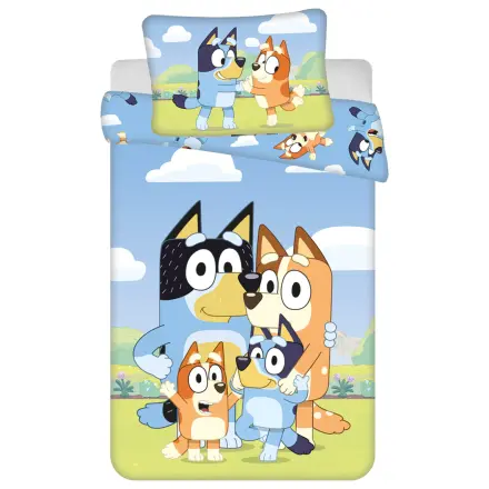 Bluey Šťastná rodinka Detské obliečky na paplón pre predškolákov produktová fotografia