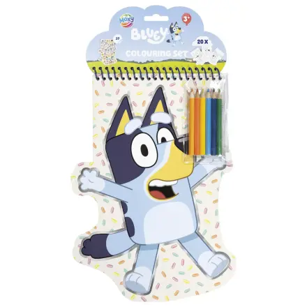 Bluey Happy Shape Sada na vyfarbovanie s nálepkami a farebnými ceruzkami produktová fotografia