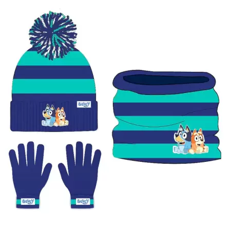 Bluey snood klobúk rukavice set produktová fotografia