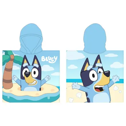 Bluey mikrovláknová poncho osuška produktová fotografia