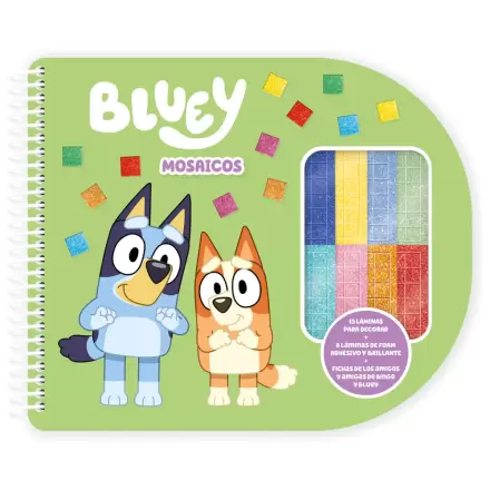 Bluey mosaics zápisník produktová fotografia