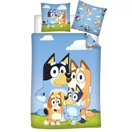 Bluey polycotton obliečka na perinu posteľ 90cm produktová fotografia