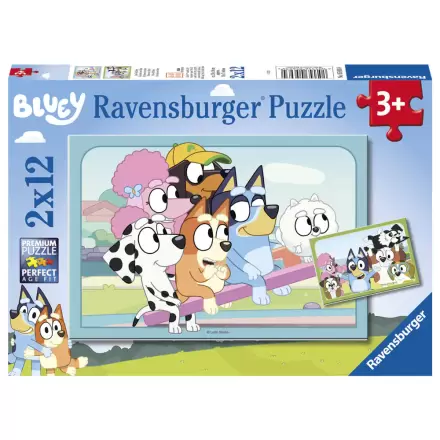 Bluey puzzle 2 x 12 dielikov produktová fotografia