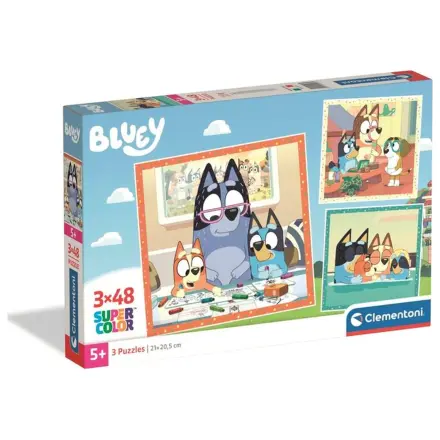 Bluey puzzle 3x48 kusov produktová fotografia