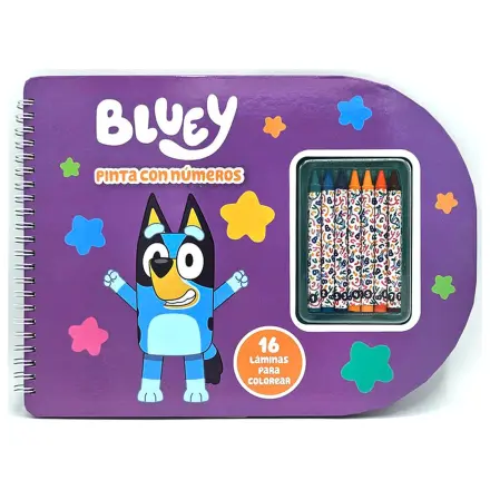 Bluey zošit na maľovanie podľa čísel produktová fotografia