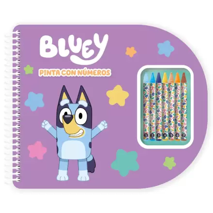 Bluey zošit na maľovanie podľa čísel produktová fotografia