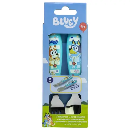 Bluey Yummy Kovová ergonomická súprava príborov - 2 kusy produktová fotografia