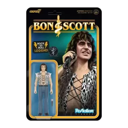 Bon Scott ReAction akčná figúrka 2. sorozat Bon Scott (Leopard Print) 10 cm termékfotója