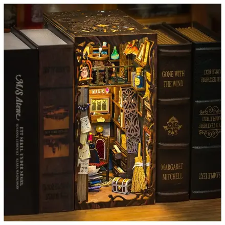 BOOK NOOK KIT DIY Magic Pharmacist 282 kusov + LED svetlo stavebnica produktová fotografia