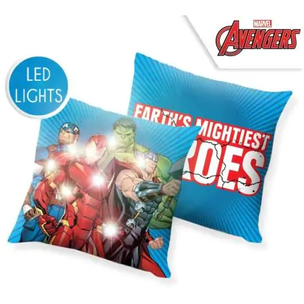 Avengers LED svetelný vankúš, dekoračný vankúš 40*40 cm produktová fotografia