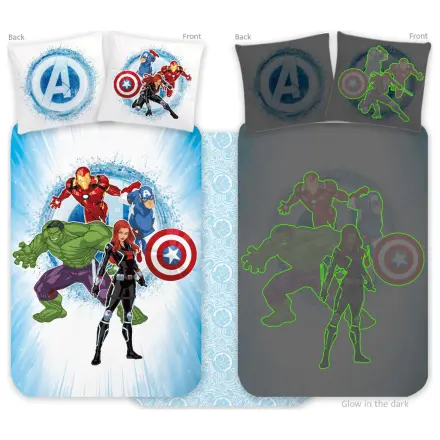 Avengers Glow-in-the-Dark detský, predškolský poťah na perinu produktová fotografia