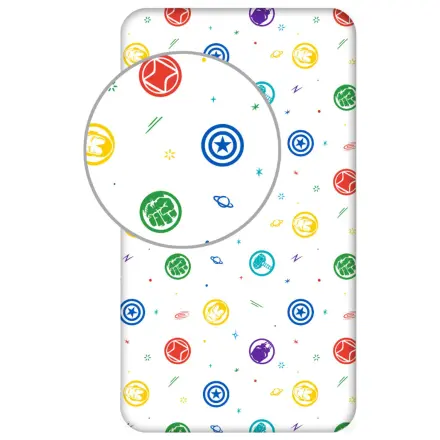 Avengers Symbols napínacia plachta 90x200 cm produktová fotografia