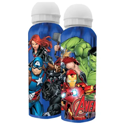 Avengers Team hliníková fľaša na vodu s uzáverom na pitie 500 ml produktová fotografia