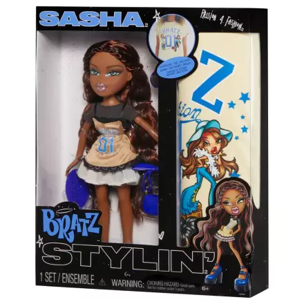 Bábika Bratz Stylin Sasha + tričko produktová fotografia