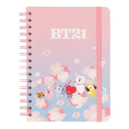 BT21 Sakura A5 zošit termékfotója