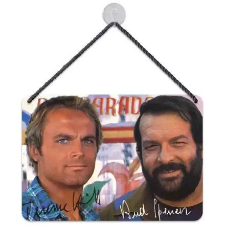 Bud Spencer & Terence Hill Tin Sign Autogramm 16,5 x 11,5 cm termékfotója