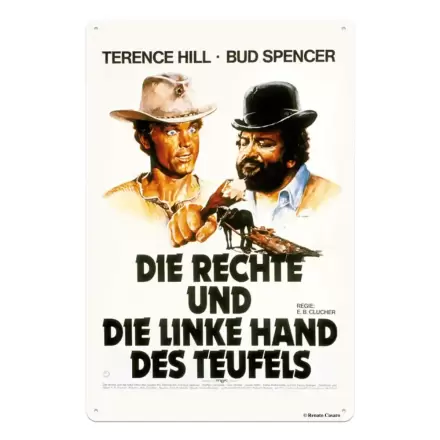 Bud Spencer & Terence Hill Tinová Ceduľa Rechte und Linke Hand des Teufels 20 x 30 cm produktová fotografia