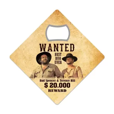 Bud Spencer & Terence Hill Flascheöffner Kühlschrankmagnet Wanted termékfotója