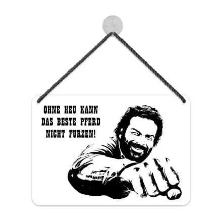 Bud Spencer Plechová ceduľa Beste Pferd 16,5 x 11,5 cm produktová fotografia