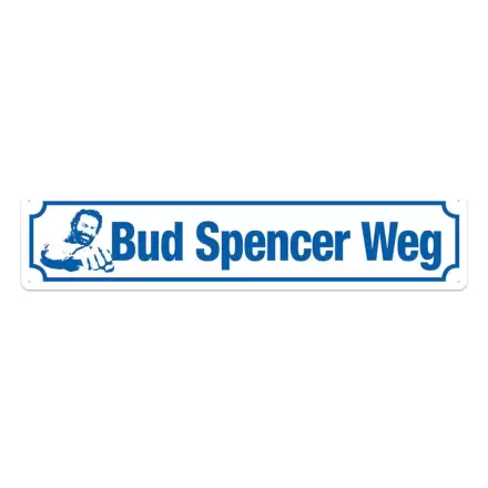 Bud Spencer plechová tabuľa Bud Spencer Weg 46 x 10 cm produktová fotografia