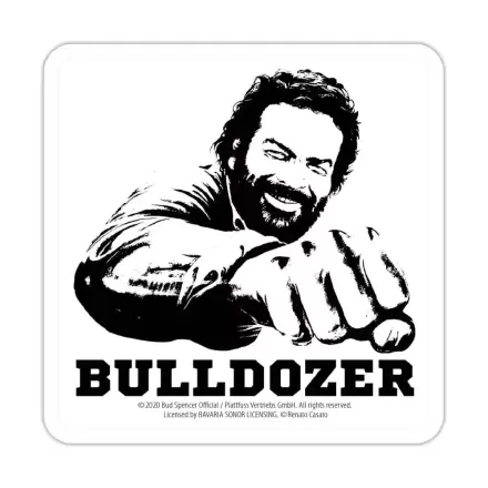 Bud Spencer Tin podložky Bulldozer 10 x 10 cm produktová fotografia
