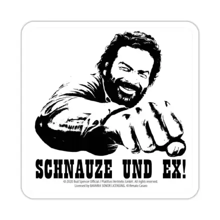 Bud Spencer Tin coasters Schnauze und Ex 10 x 10 cm produktová fotografia