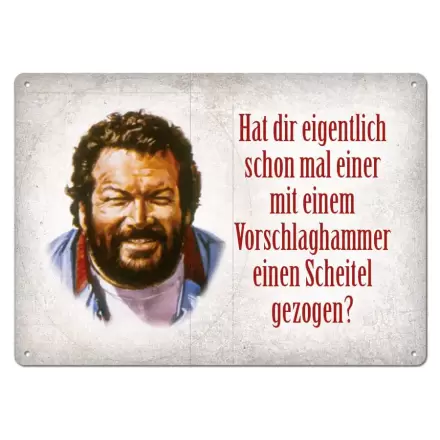 Bud Spencer Tinová Ceduľa Vorschlaghammer 10 x 15 cm produktová fotografia