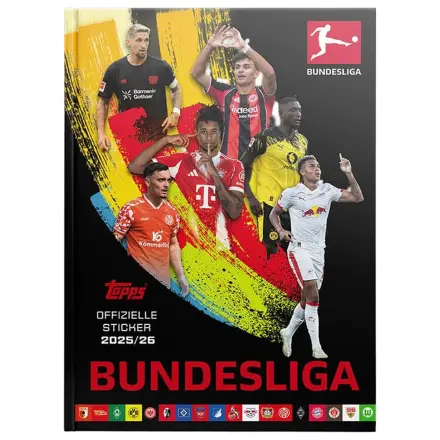 Bundesliga 2025/26 zberateľský album na nálepky, pevná väzba *nemecká verzia* produktová fotografia