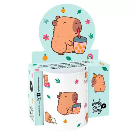 Capibara Bubble Tea hrnček 330ml produktová fotografia