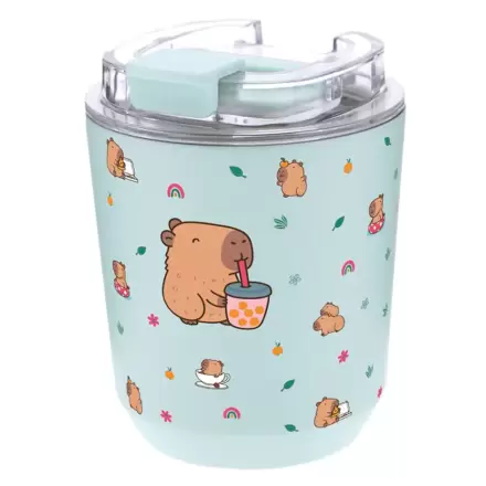 Capibara Bubble Tea Termoska na kávu 280ml produktová fotografia