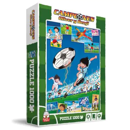 Captain Tsubasa Puzzle Newpi vs San Francis skladačka produktová fotografia