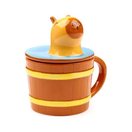 Capybara Hrnček s vrchnákom produktová fotografia