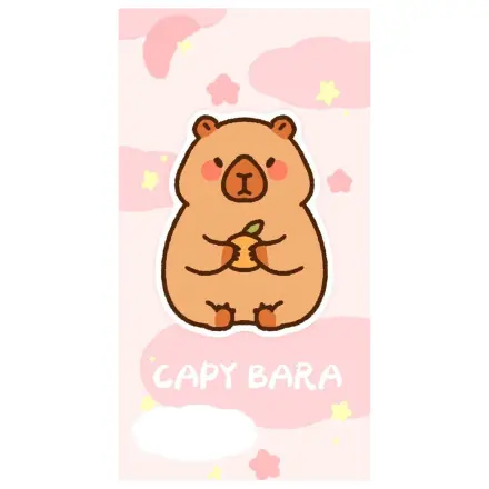 Capybara mikrovláknová plážová osuška produktová fotografia