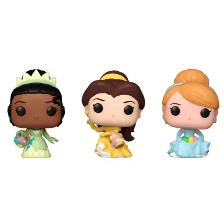 Carrot Pocket POP blister 3 figúrky Disney Princezná Csendesrölli, Tiana, Szépség termékfotója